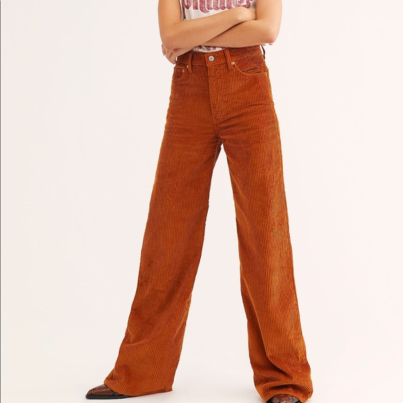 levi corduroy flare pants